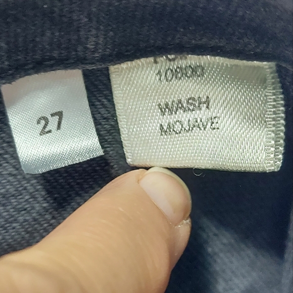 Reformation Elsie Mojave Straight Leg Jeans Exposed button fly and patch pockets - Picture 9 of 10